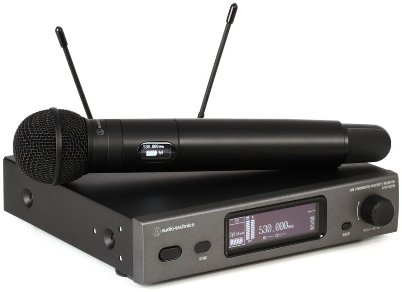 Audio-Technica UHF wireless handheld microphone system