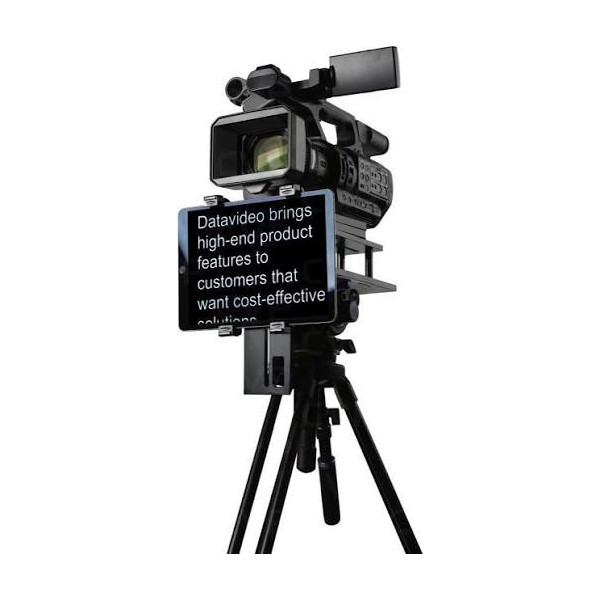 Datavideo teleprompter on a camera