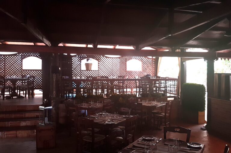 Divino Steakhouse dining room under the timber roof