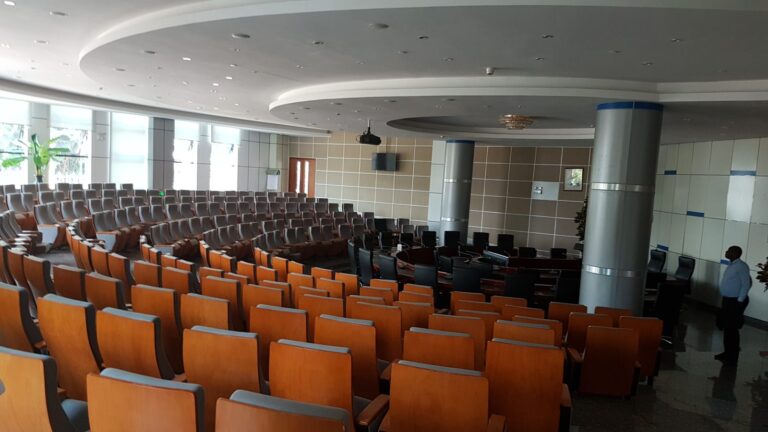 Council chamber at Kigali City Hall
