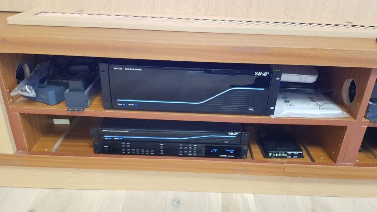 Network equipment in the AV cabinet