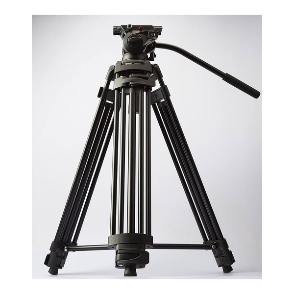 SWIT video tripod with fluid head